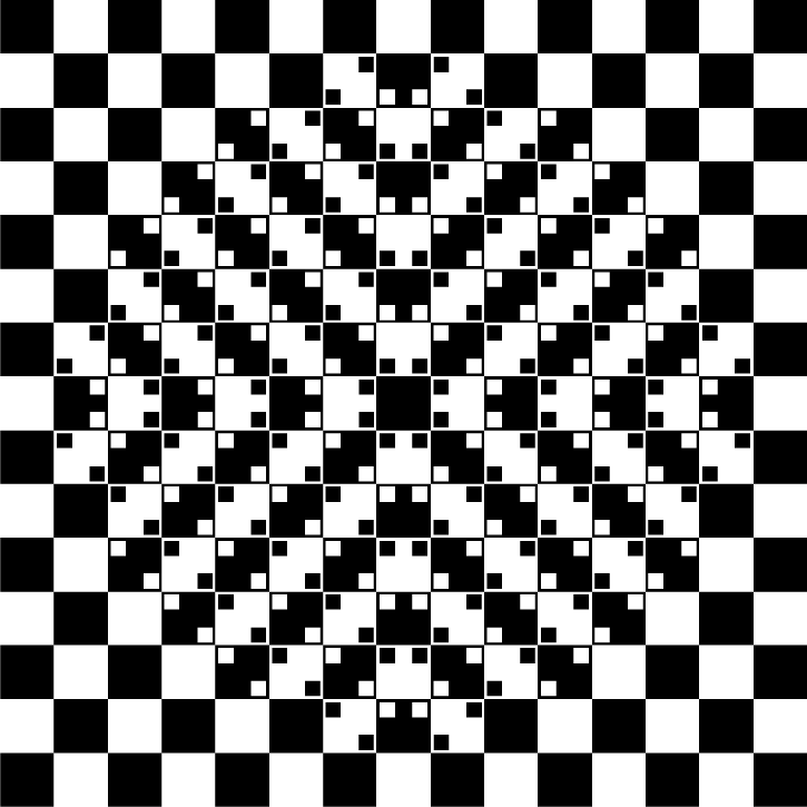 Checkerboard Bulge Illusion